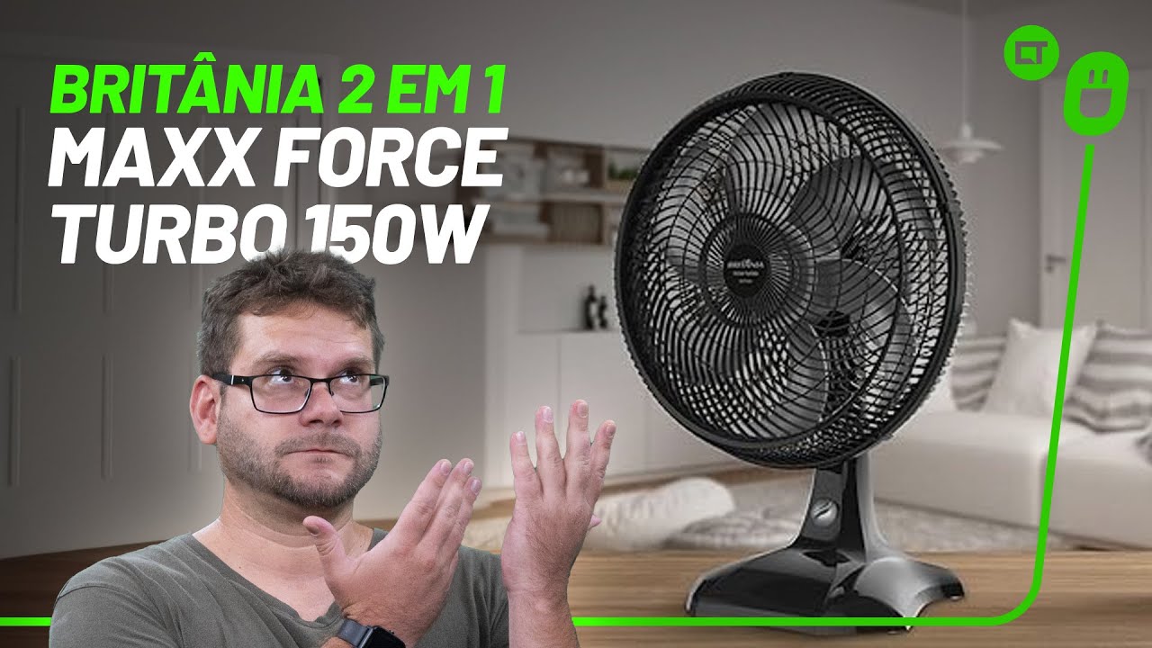 Ventilador Britânia 2 em 1 Maxx Force Turbo 150W BVT400: Vale a Pena?
