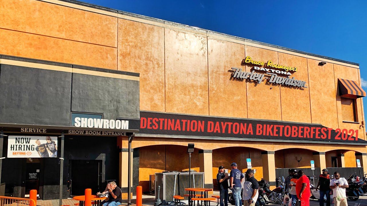 Destination Daytona Bruce Rossmeyer&rsquo;s Harley Davidson Dealer. Biketoberfest 2021