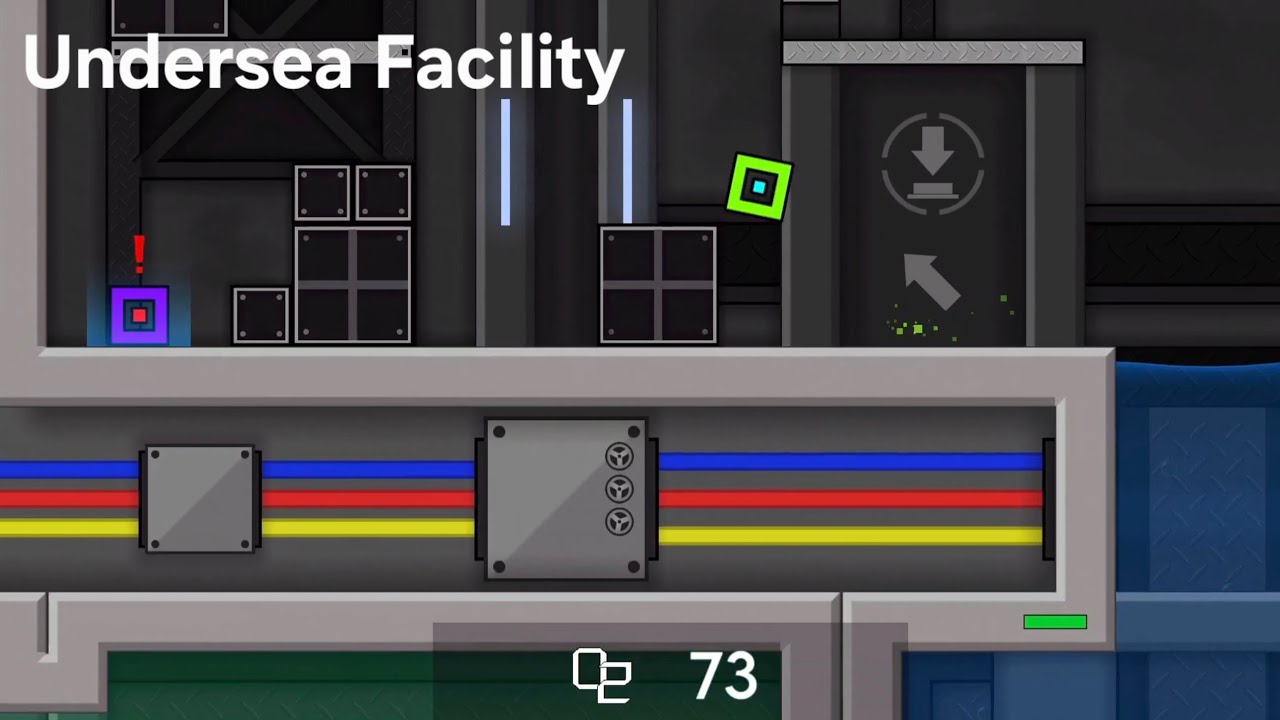 [Medium-Hard Demon] Undersea Facility by JH1235 | Geometry Dash 2.208