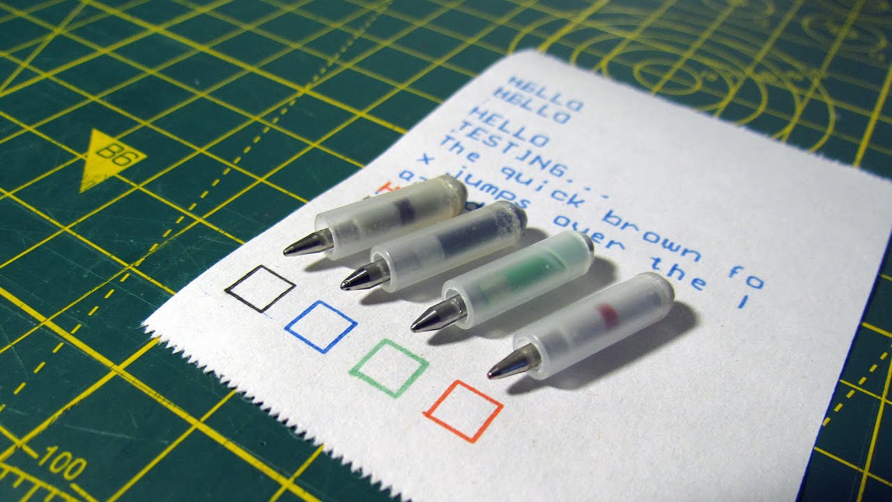 Making your own plotter pens for the CE-150