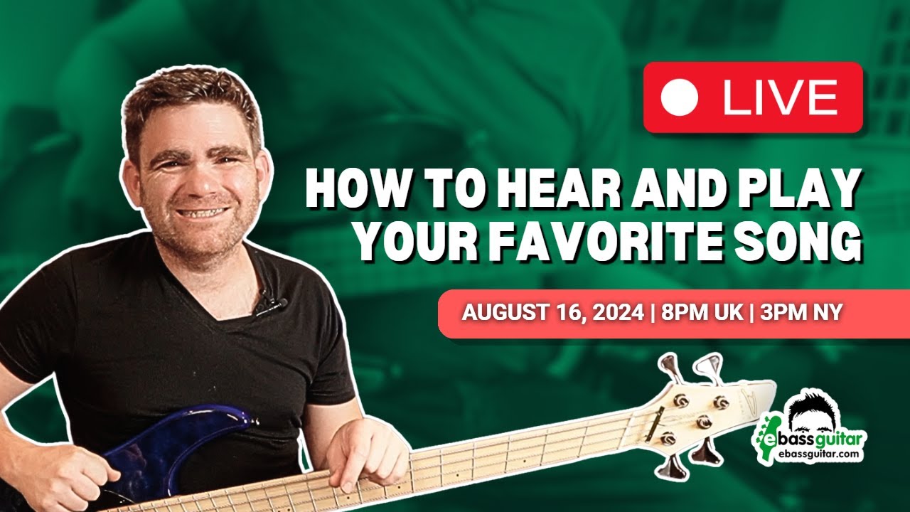 How to Hear & Play Your Favourite Bass Lines | Q&A Livestream