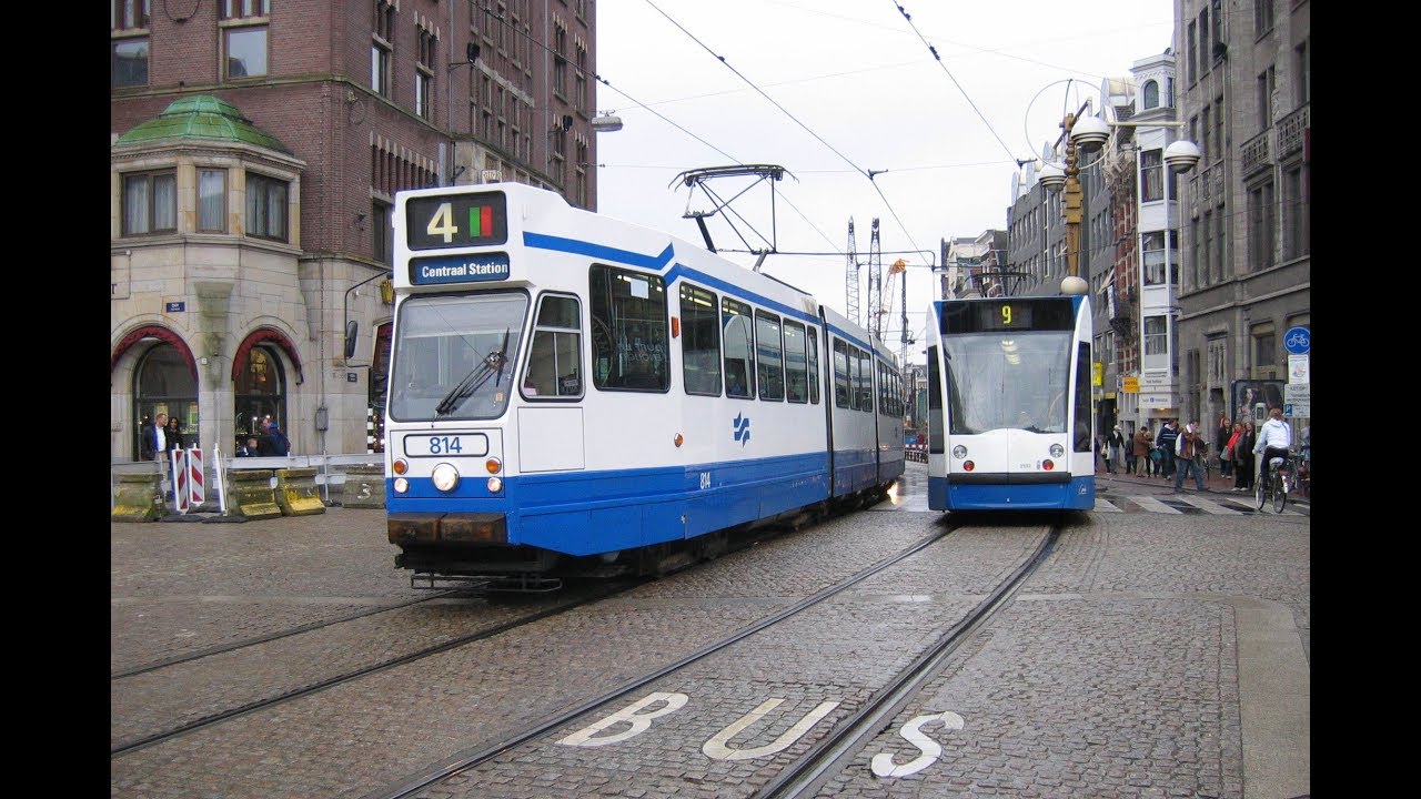 Trams in Amsterdam (Bolkoppen, Luchtwagens, Blokkedozen en Combino's)