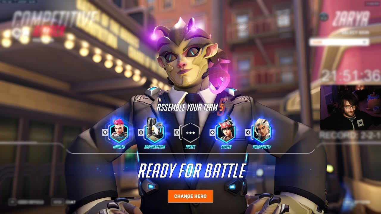 WHAT TOP 500 ZARYA LOOKS LIKE IN OW 2 - HARBLEU! OVERWATCH 2 SEASON 6 TOP 500