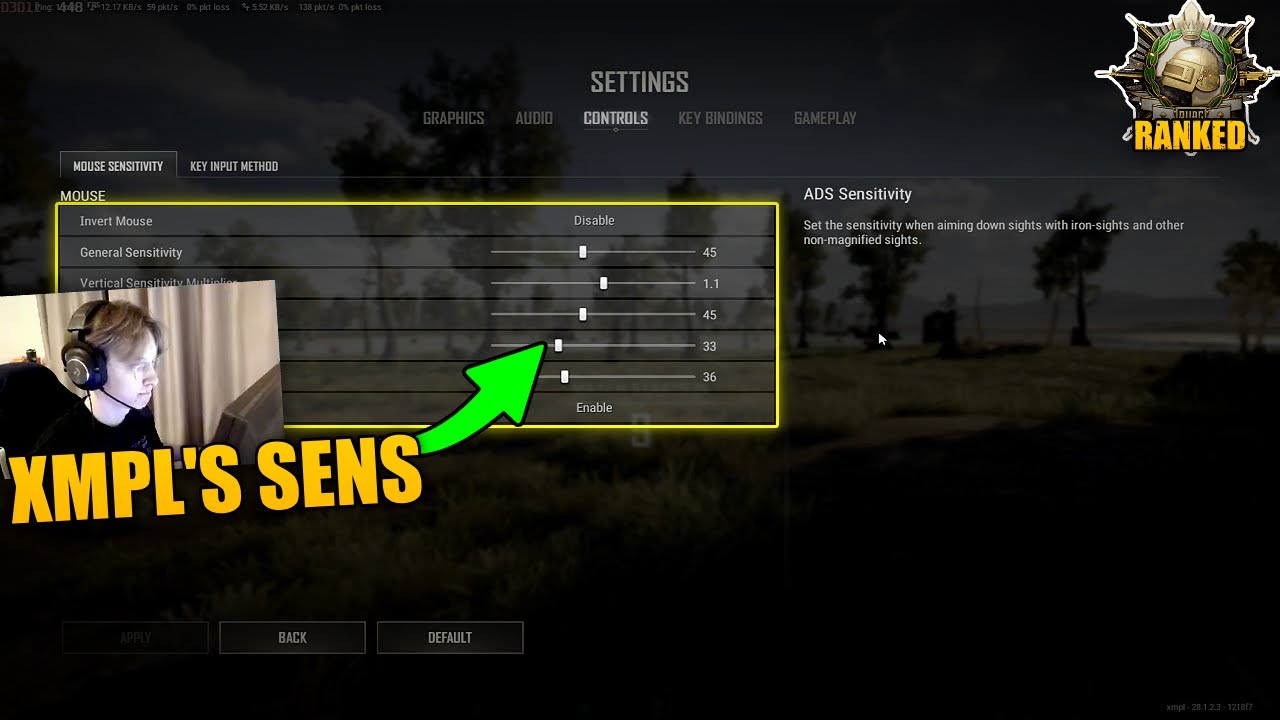 XMPL shows His SENS and then fight against all squad in PUBG ranked