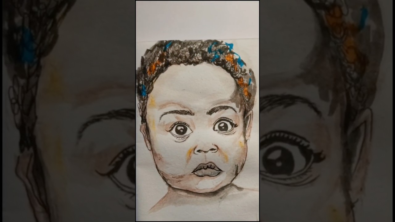 Child Portrait Sketch | Calm, Detailed & Expressive