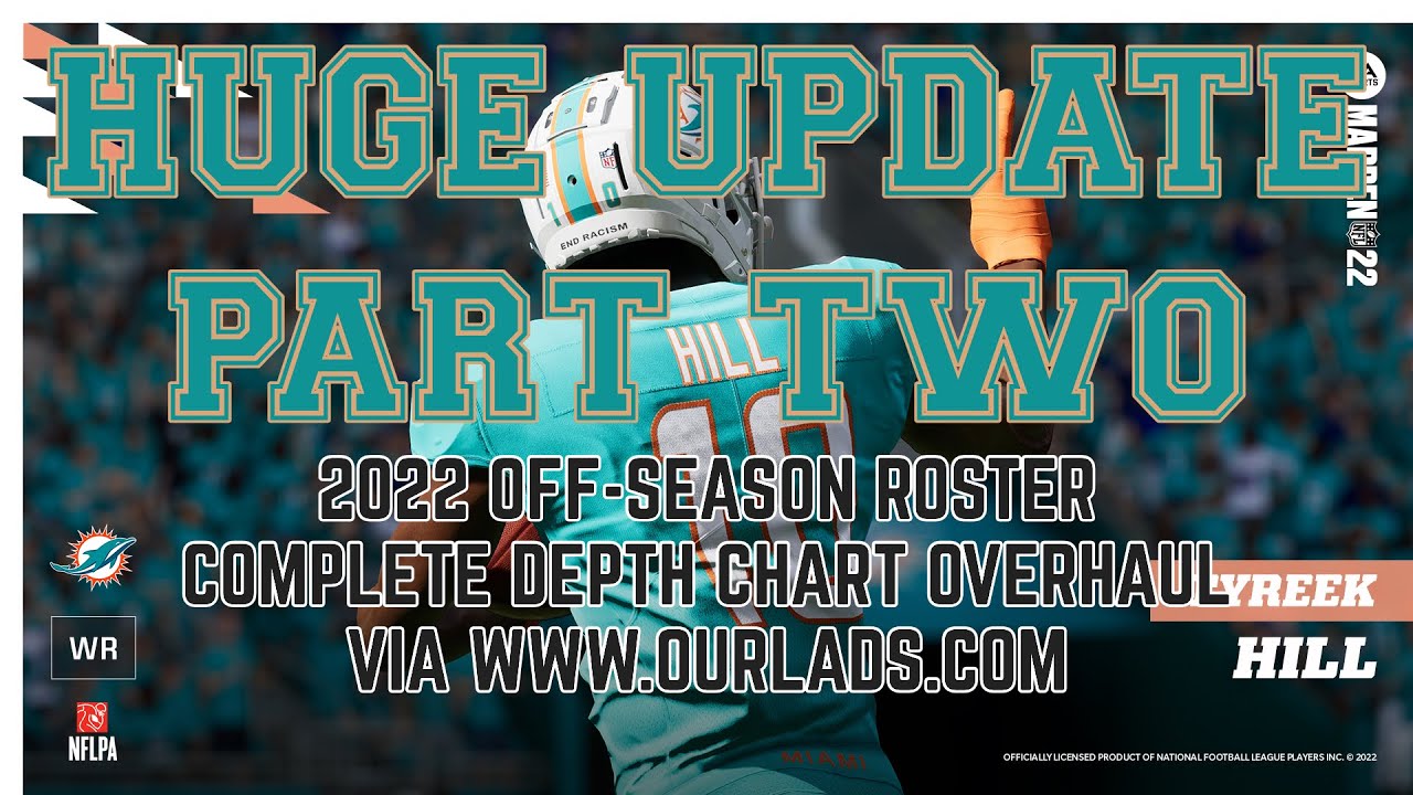 Madden NFL 22 - PS5 2022 Off Season Roster - HUGE UPDATE - Depth Chart Rework