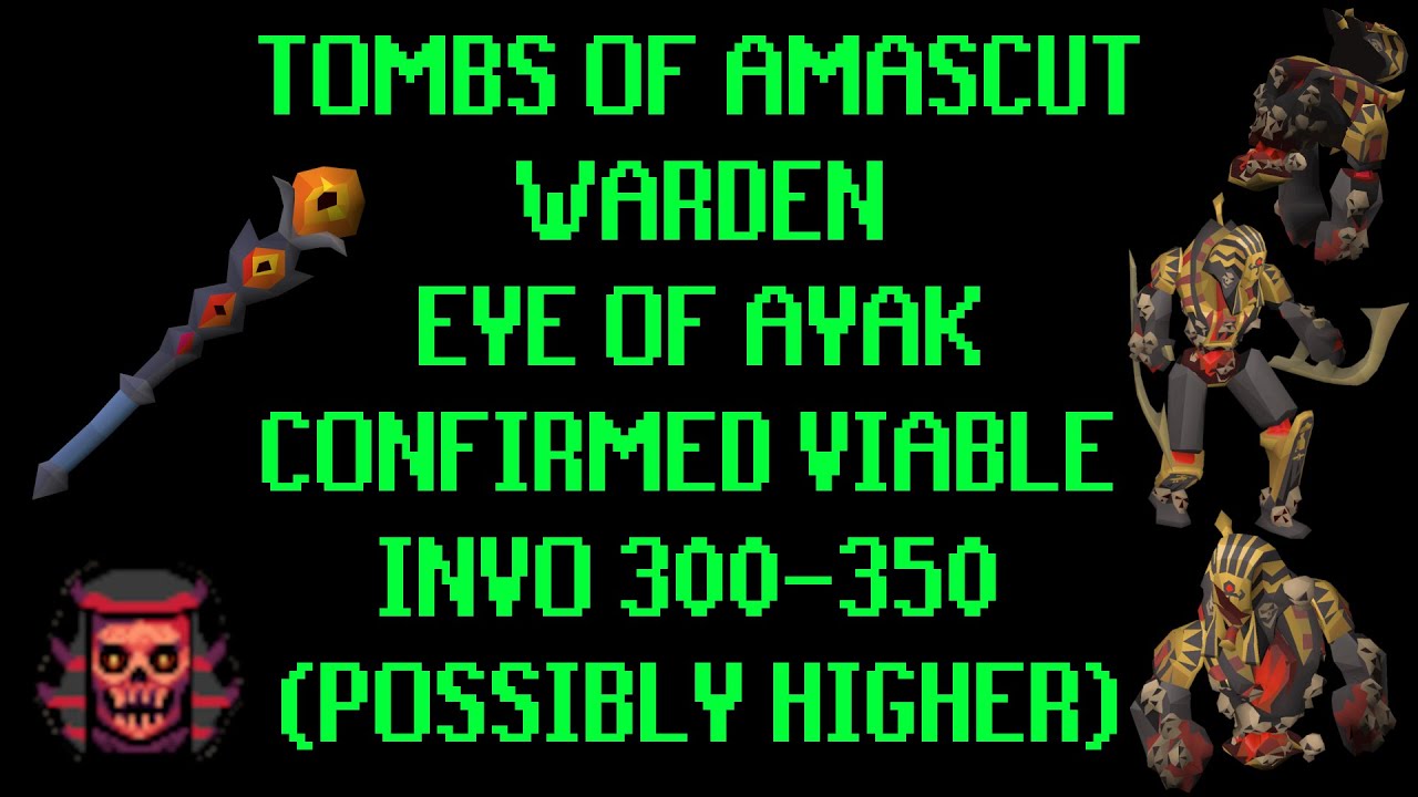 EYE OF AYAK WARDEN /w CONFLICTION GAUNTLETS (TOA) #osrs #runescape #oldschoolrunescape #osrsironman