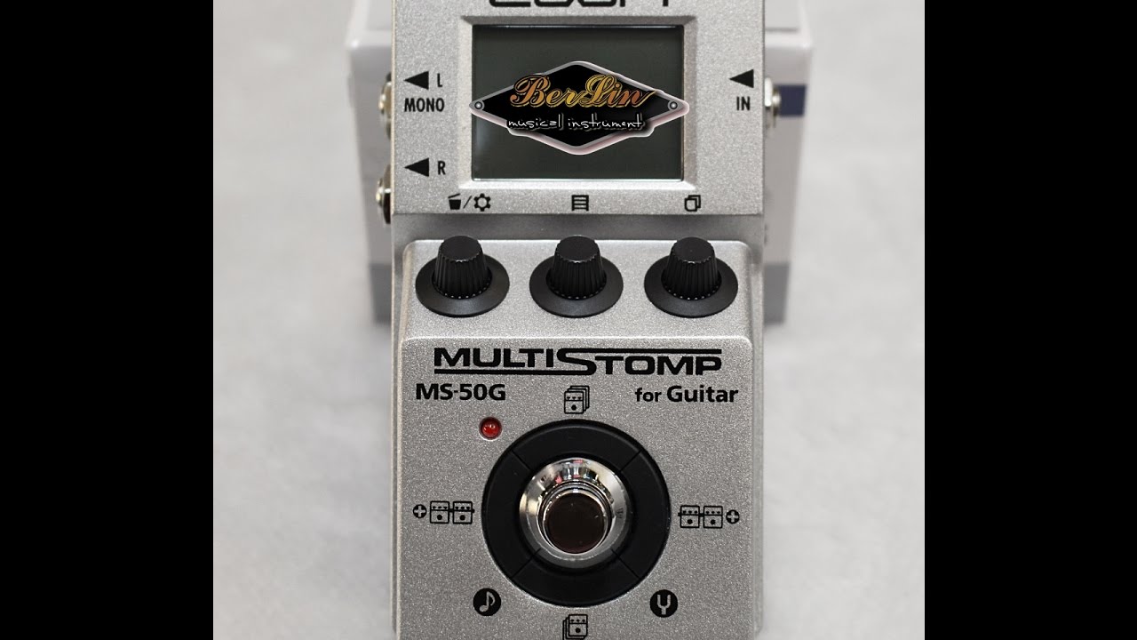 ZOOM MS-50g V3.0 Update new effects test