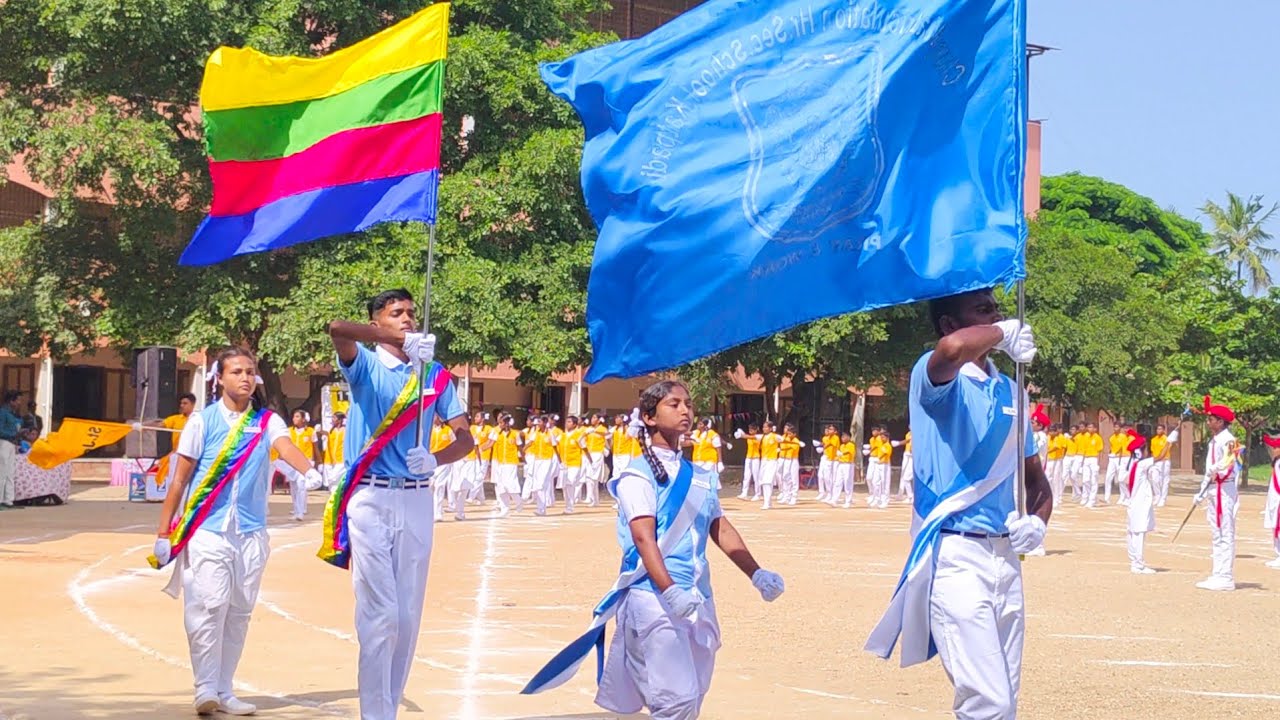 Cluny School Annual Sports Day March past 2025