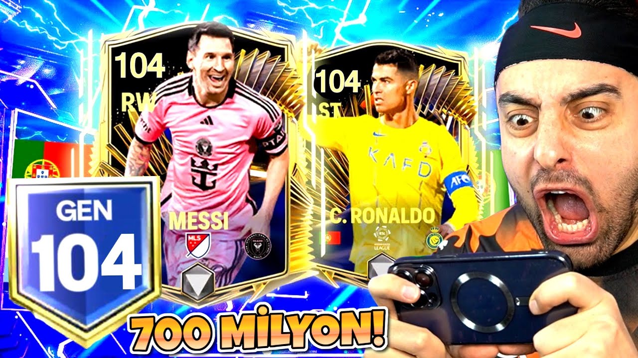 2 TANE 104 UTOTS ÇIKTI ÇILDIRDIM REKOR 😱 104 GEN ? 700 MİLYON ! EA FC MOBİLE 24 PAKET AÇILIMI !