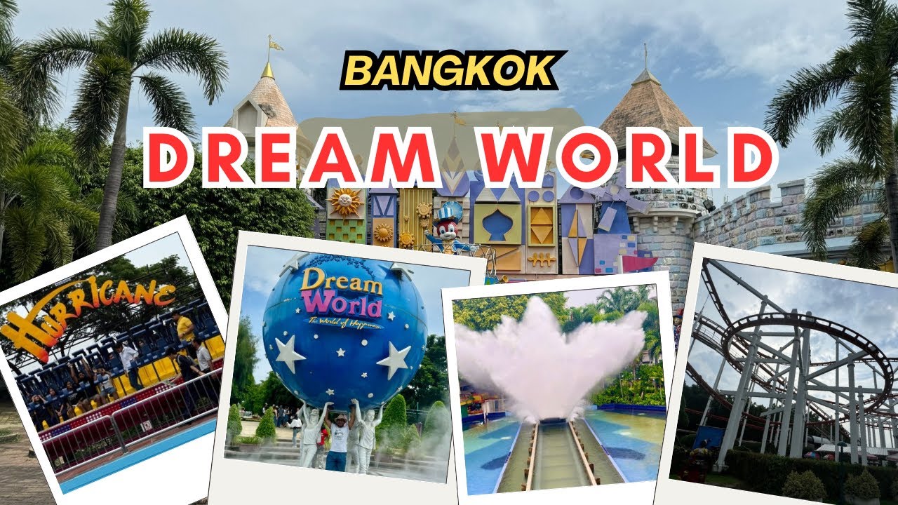 Fun All Day at Dream World Bangkok 🎢 Snow Town, Rides & Gardens