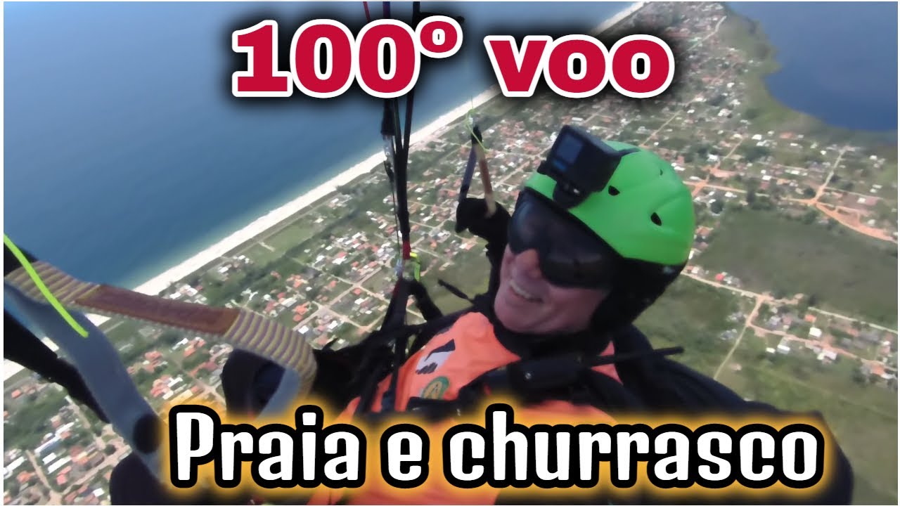 100º voo com direito a praia e churrasco