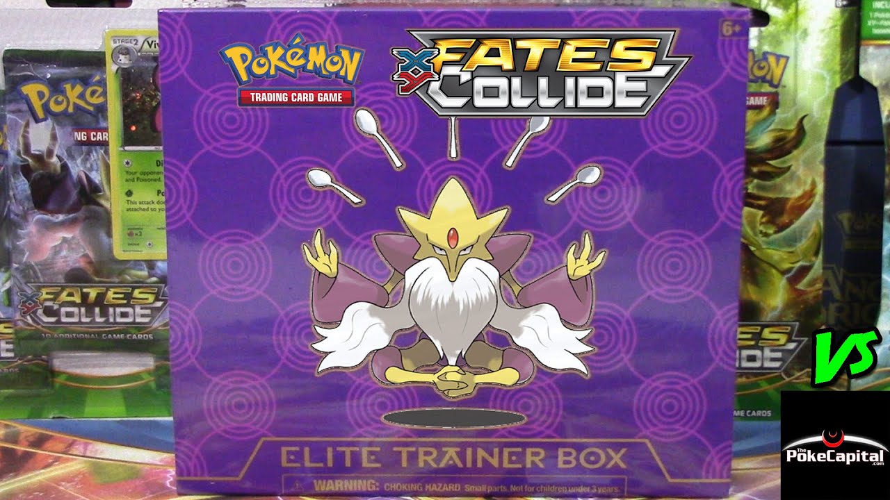 Pokemon Cards- EARLY FATES COLLIDE Mega Alakazam Elite Trainer Box Opening Battle vs ThePokeCapital!