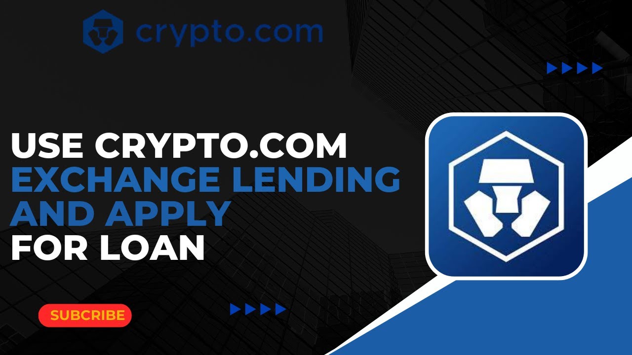 How to Use Crypto.com Exchange Lending and Apply for a Loan !