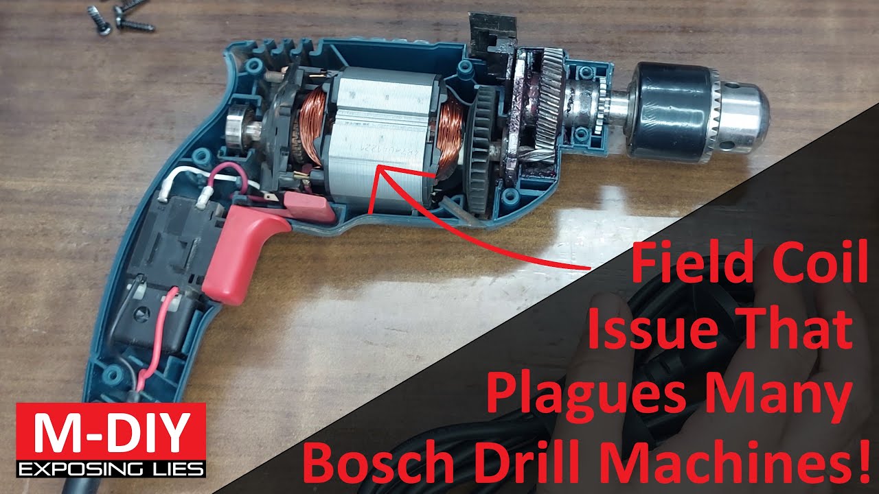 Field Coil Issue That Plagues Many Bosch Drill Machines!