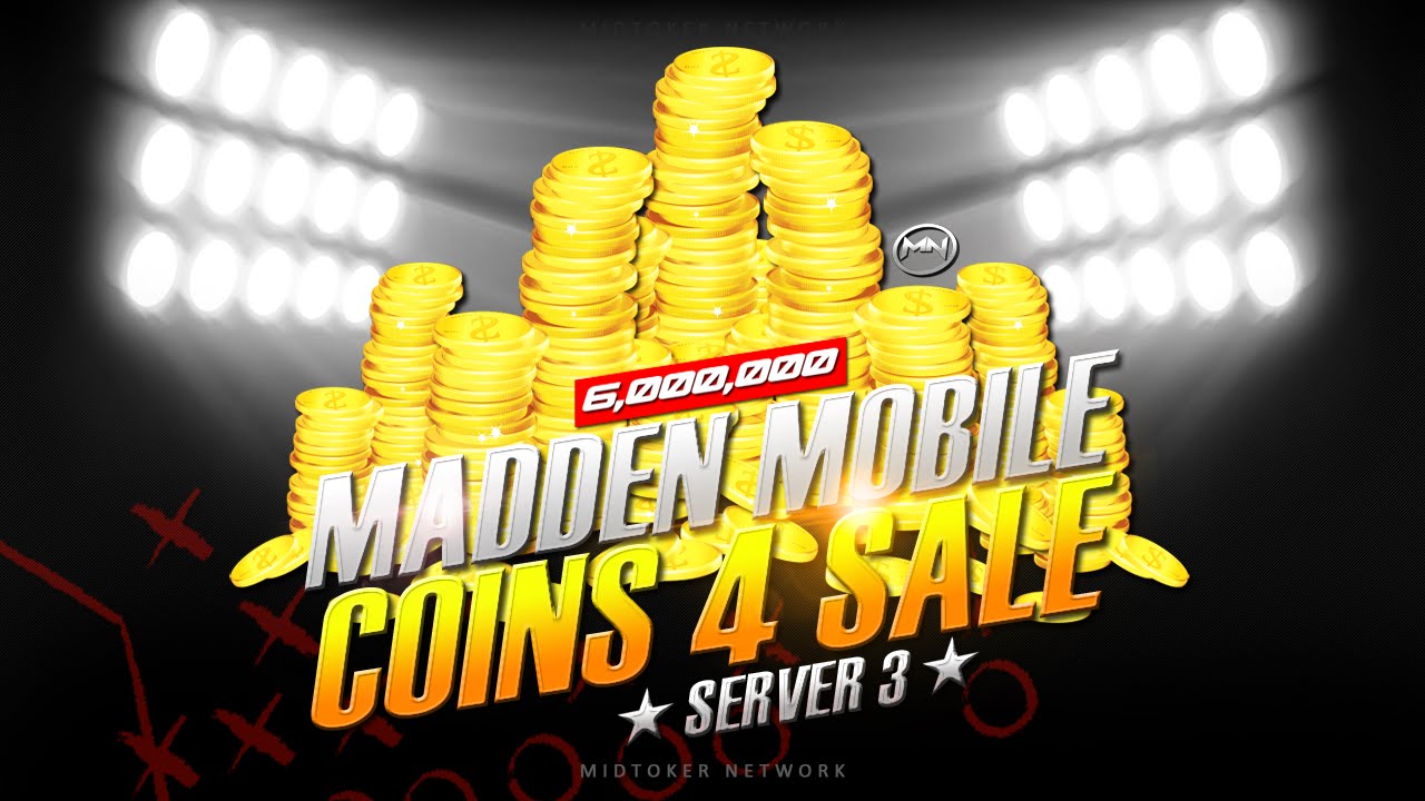 Selling Madden Mobile coins | 6mil/AH3