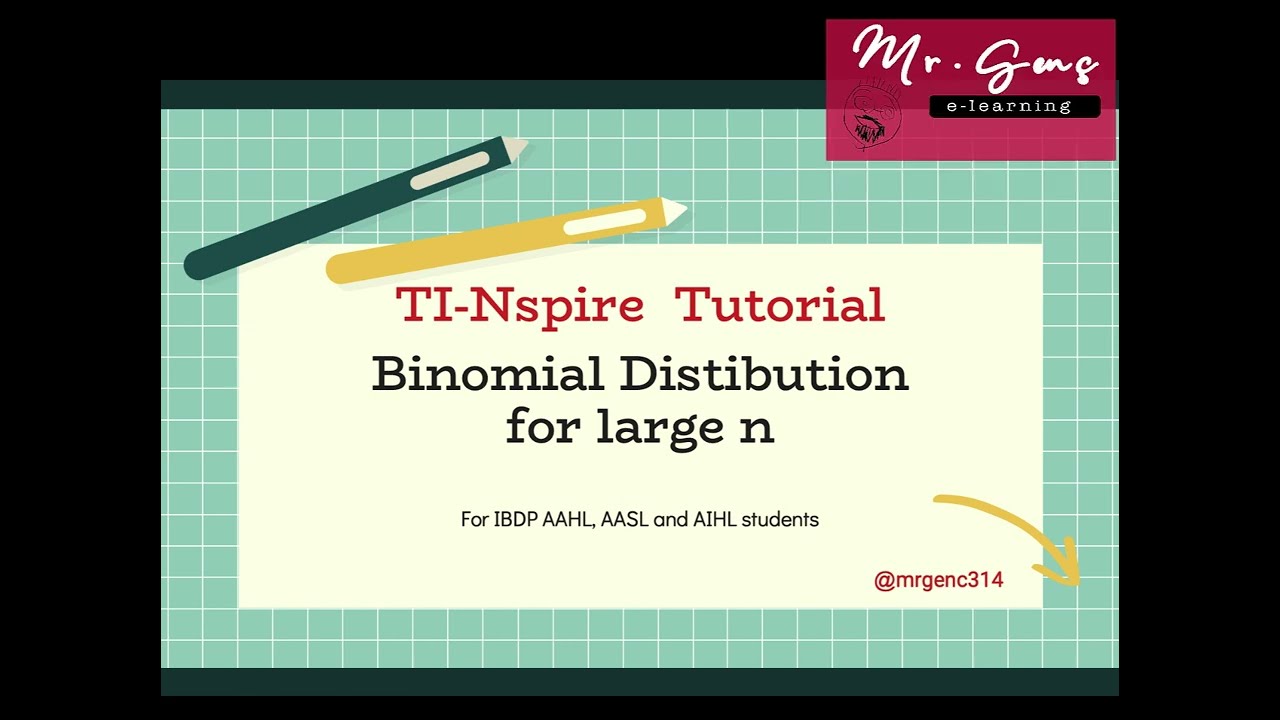 Nspire Tutorial #21: Binomial Distribution finding unkonwn n (Inv Binom N)