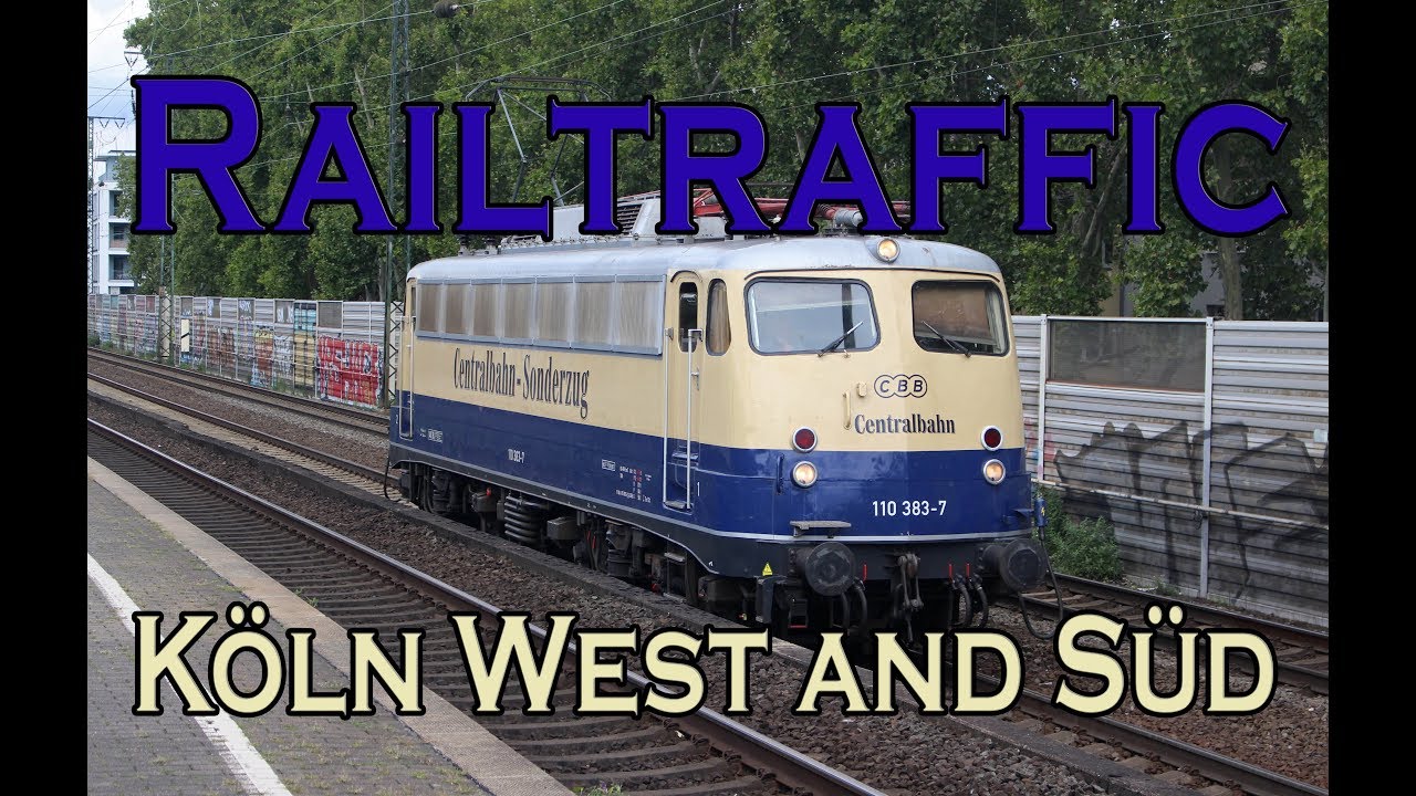 Railtraffic in Köln Süd and West! Extra freights on the Kölner Güterring!