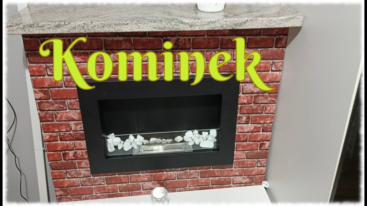 🛠 Technologia: Kominek prosta zabudowa BIOKOMINEK Z SZYBĄ czarny 65x40cm SLIM + REGULACJA.