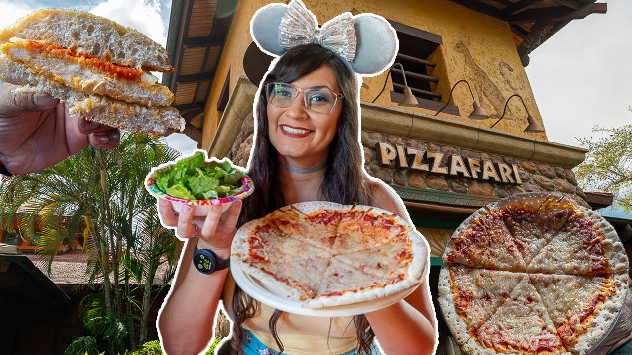 Disney's Animal Kingdom SECRET MENU 🍕 Disney World Pizzafari food review