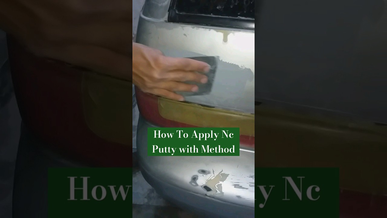 How To Apply Nc Putty with Method #mechanic #automobile #subscribe #viral #AutoTechEngineering708