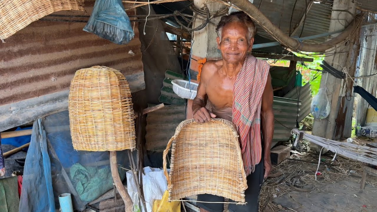 ទៅលេងលោកតានៅខេត្តកំពង់ធំ /Visit Grandpa in Kampong Thom Province, Cambodia
