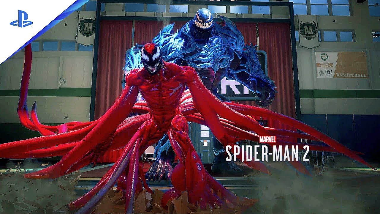 Marvel's Spider-Man 2 PC Mod New Carnage And Riot Symbiote Team Up Transformation DLC Concept Scenes