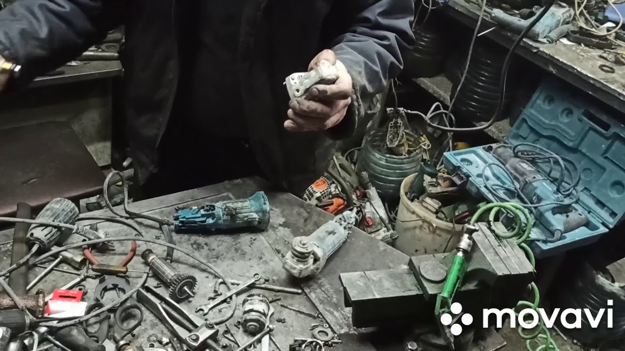Makita GA5030 - будет она снова работать или нет после такого насилия?!