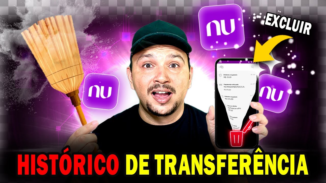 COMO EXCLUIR HISTÓRICO DE TRANSFERÊNCIA E PIX DA CONTA NUBANK (ATUALIZADO 2025) ✅