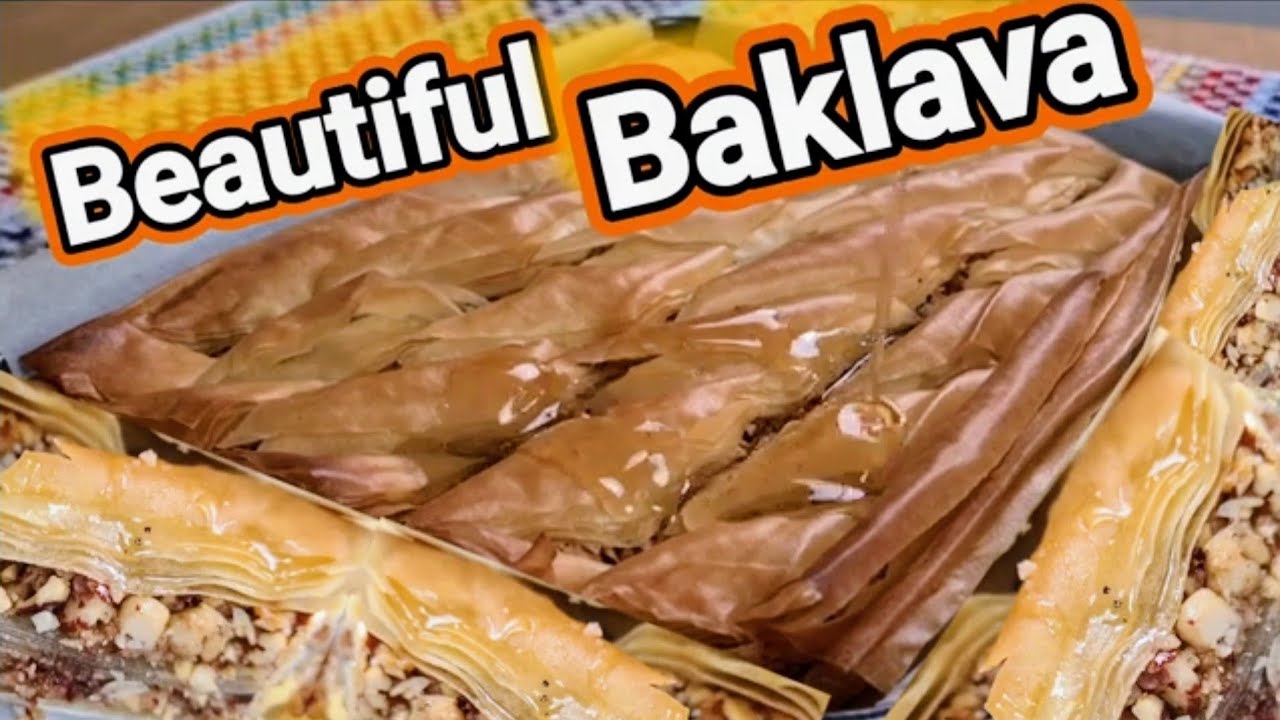 Beautiful Baklava; sticky and sweet!