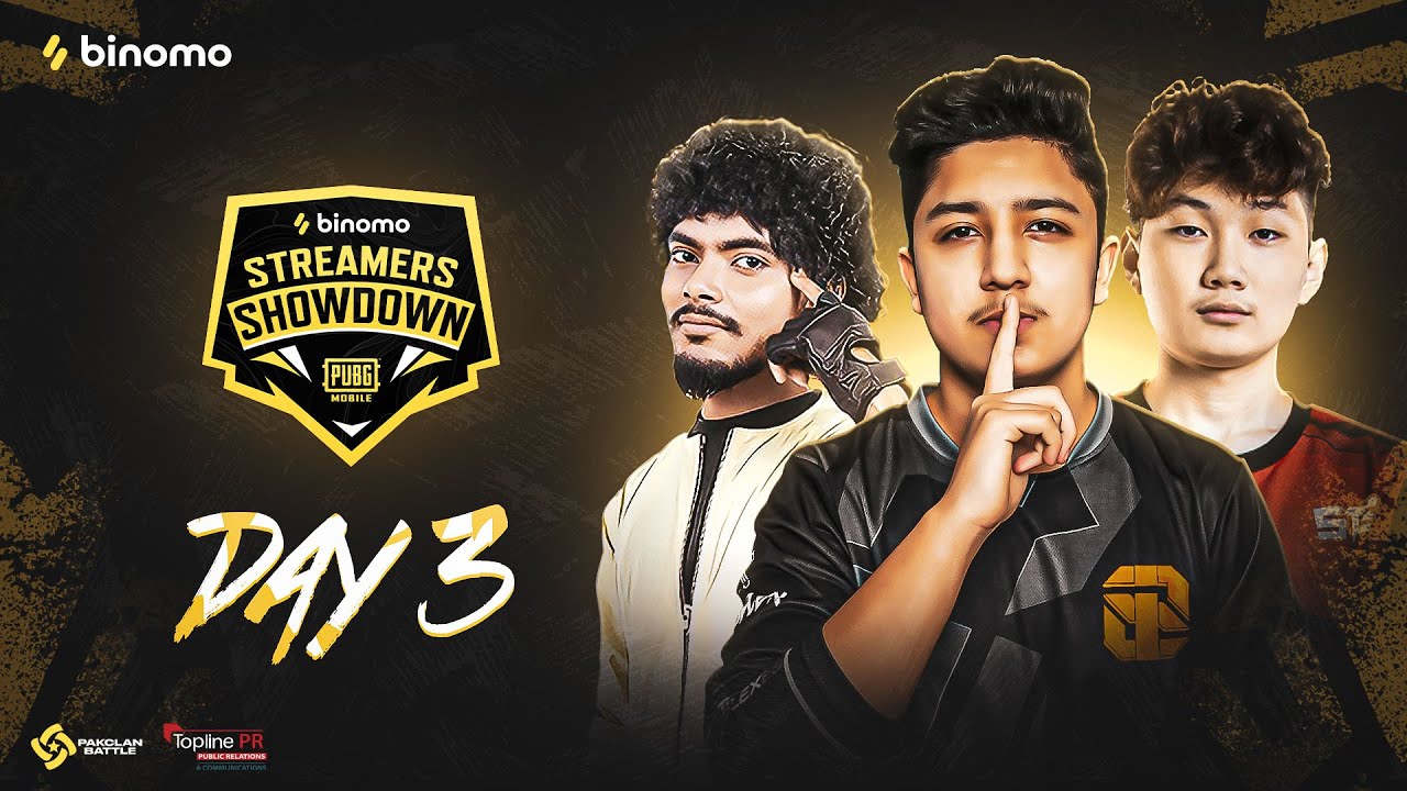 Binomo Streamers Showdown 2022 | Group Stages Day 3 | ToplinePR | Pak Clan Battle