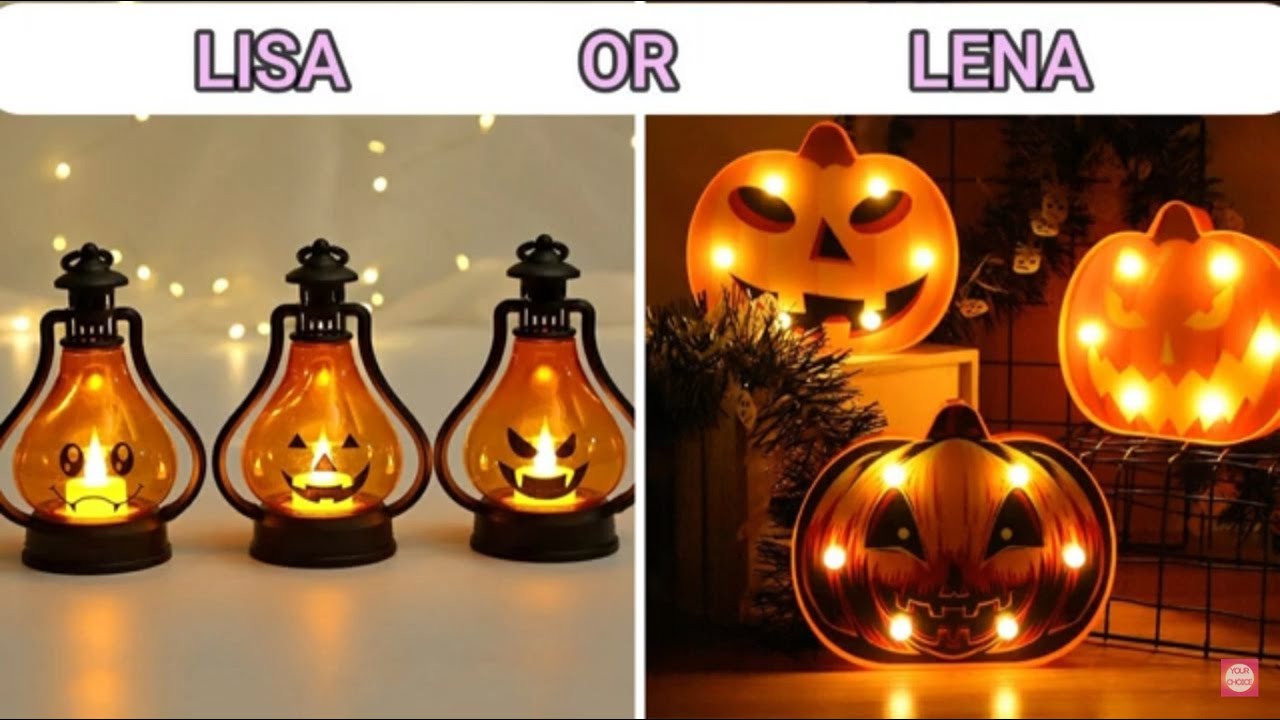 LISA OR LENA 💕 YOUR CHOICE 💗 HALLOWEEN  DECOR 👻 STUFF 🦇 DECORACION 🕸