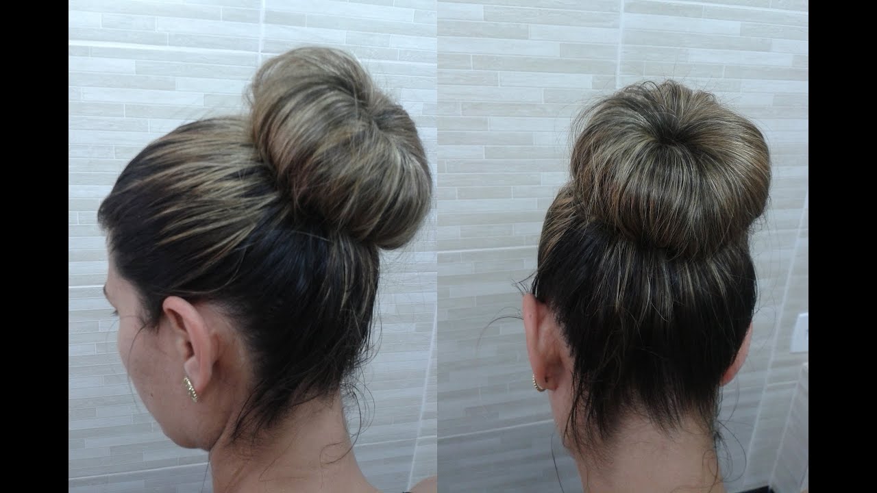 Como fazer Coque de Meia