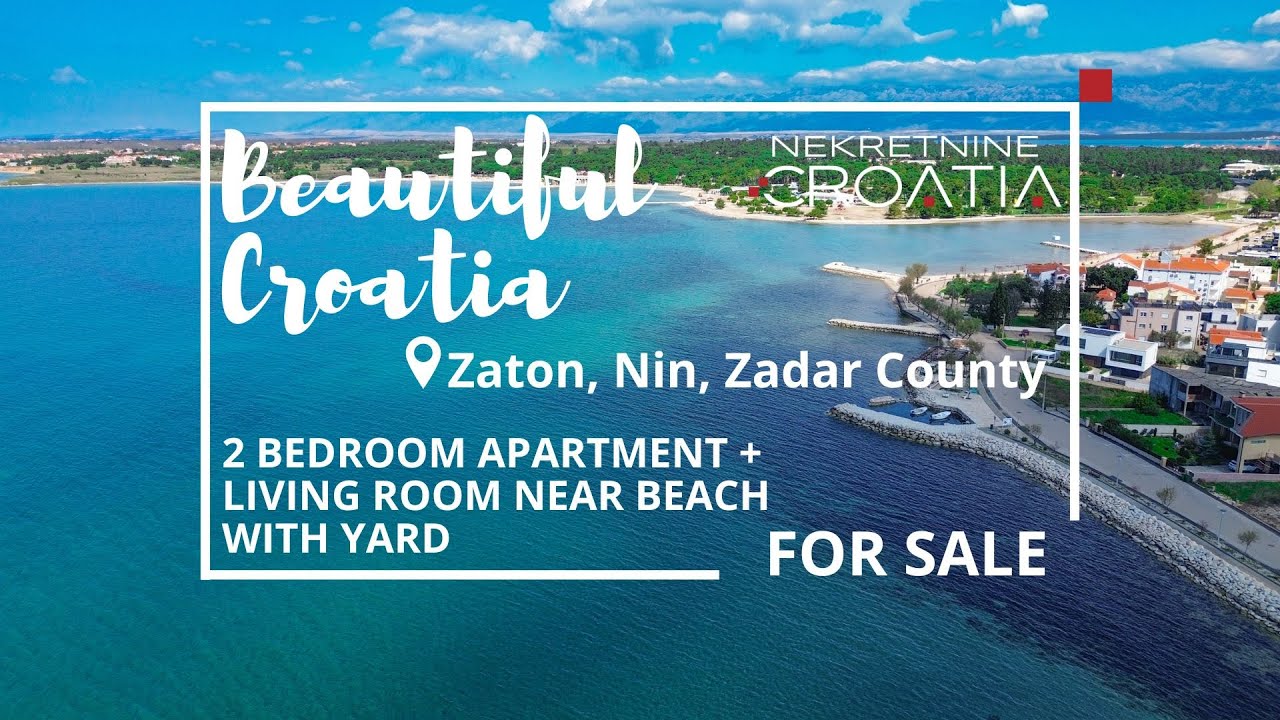 ZATON, CROATIA: BEAUTIFUL  APARTMENT NEAR BEACH FOR SALE