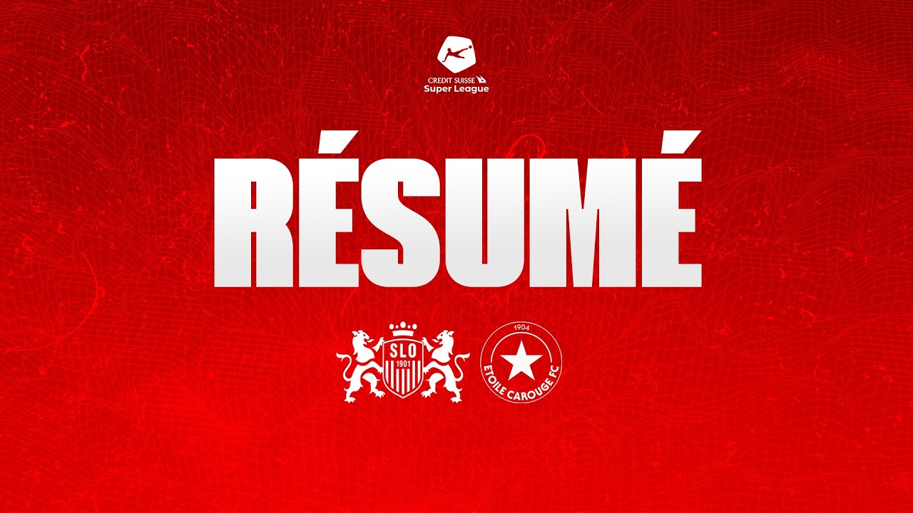 SLOTV: Match entre le FC Stade Lausanne Ouchy et Etoile Carouge FC