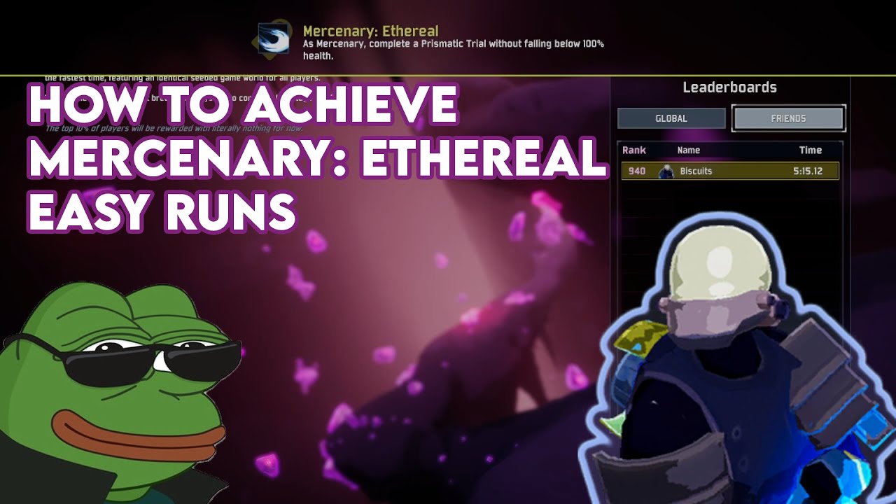 Risk of Rain 2: How to Achieve EASY Mercenary: Ethereal Challenge Runs
