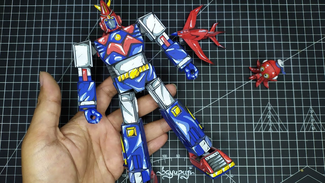 (English sub) Bandai Shokugan Modelling Project, Voltes V, V Together ver. painted in anime style