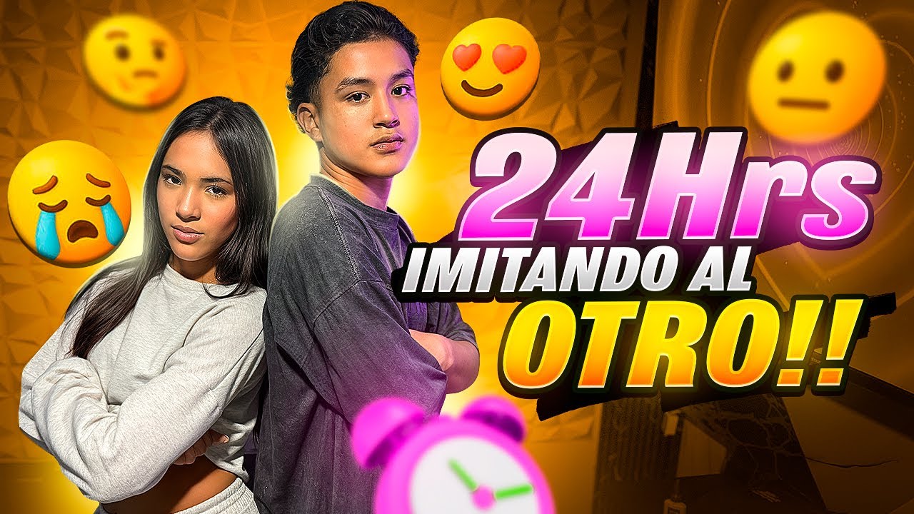 24 HORAS IMITANDO AL OTRO 😎😏