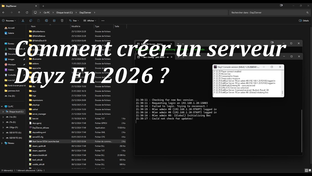 Comment faire un serveur Dayz en 2026 ?