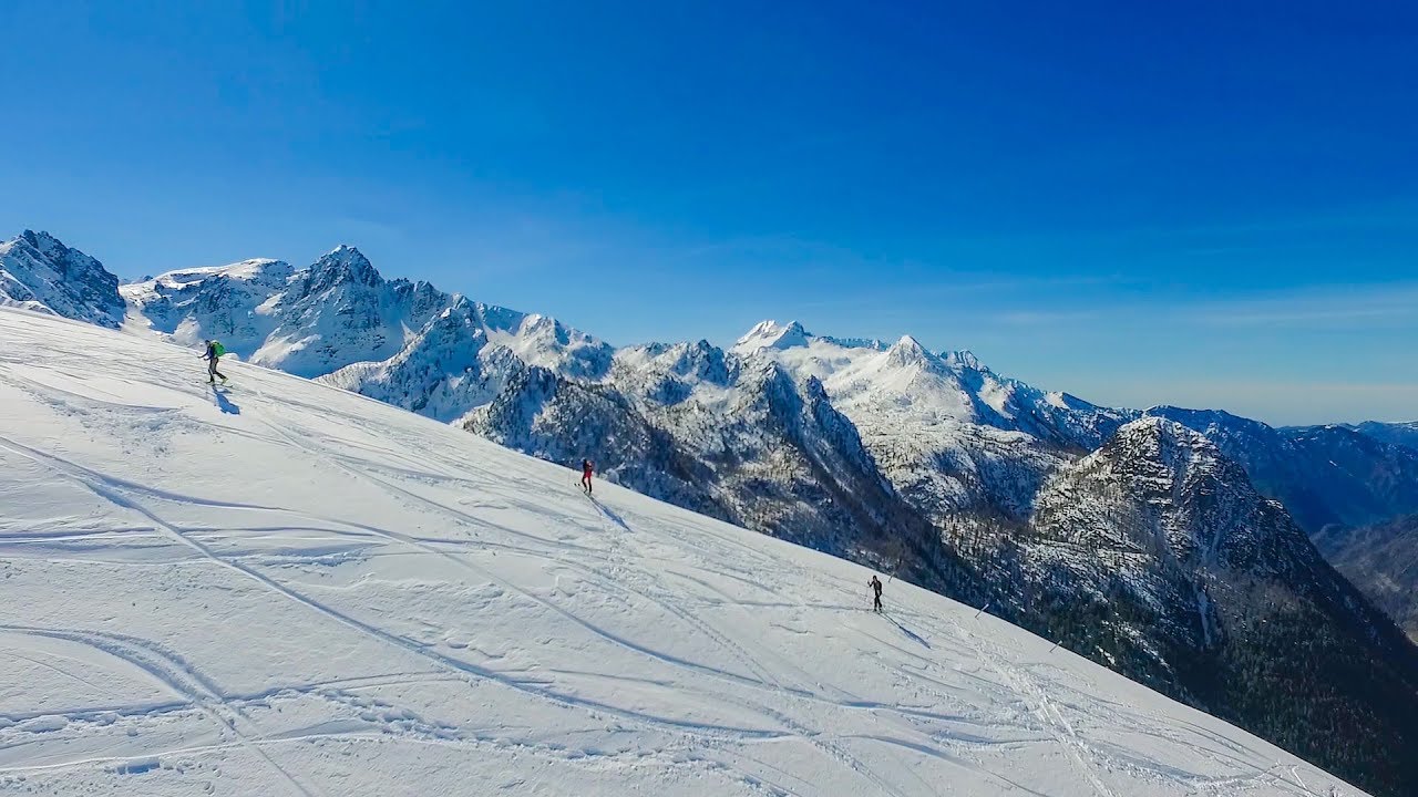 Dalla Valcarisole al Chierico, la distesa nevosa delle Orobie - Valle Brembana