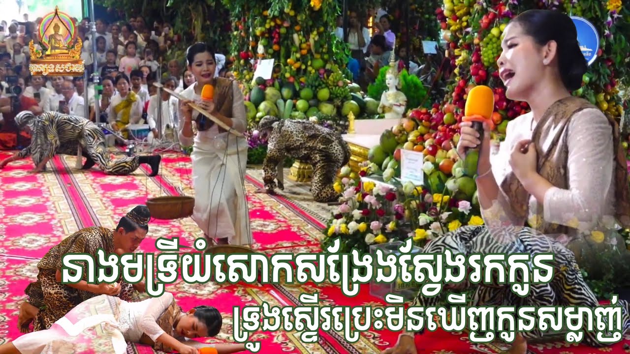 រឿងព្រះបាទវេស្សន្តរ នាងមទ្រីទួញយំសោកសង្រែងស្វែងរកកូនទ្រូងស្ទើរប្រេះ / Tep Chansarin official
