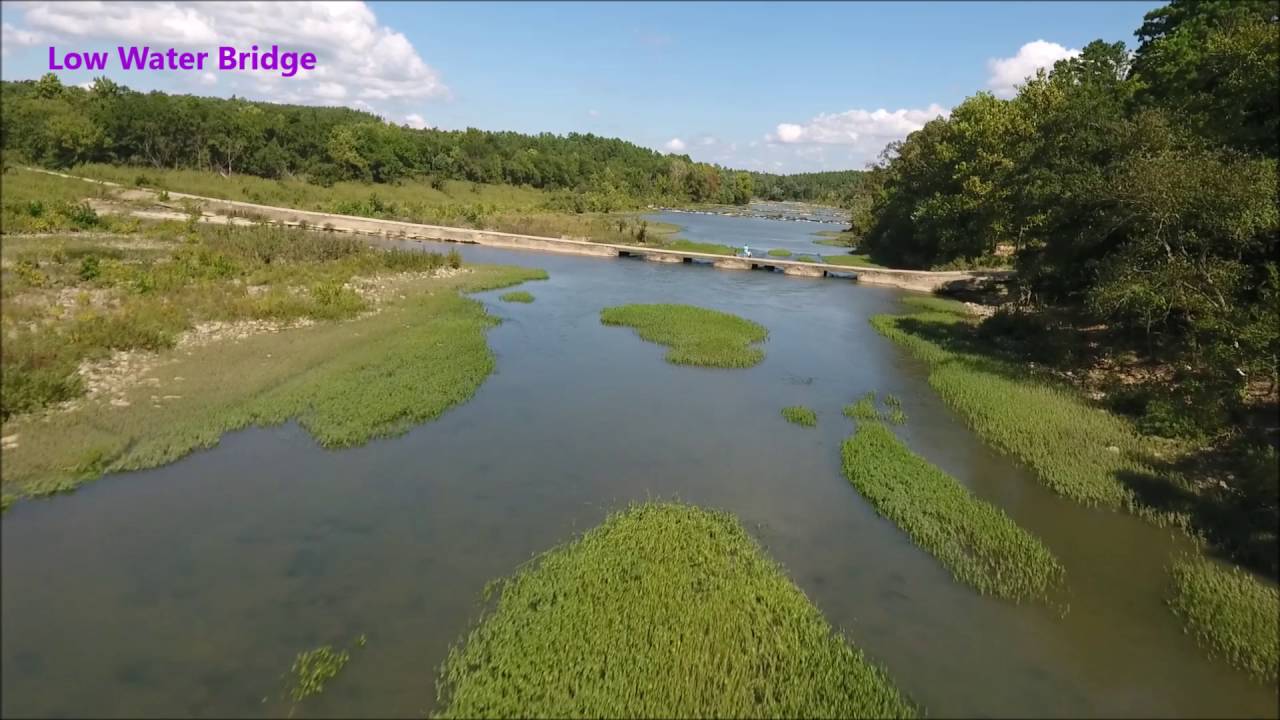 Aerial Oklahoma -  The Narrows on Upper Mountain Fork River