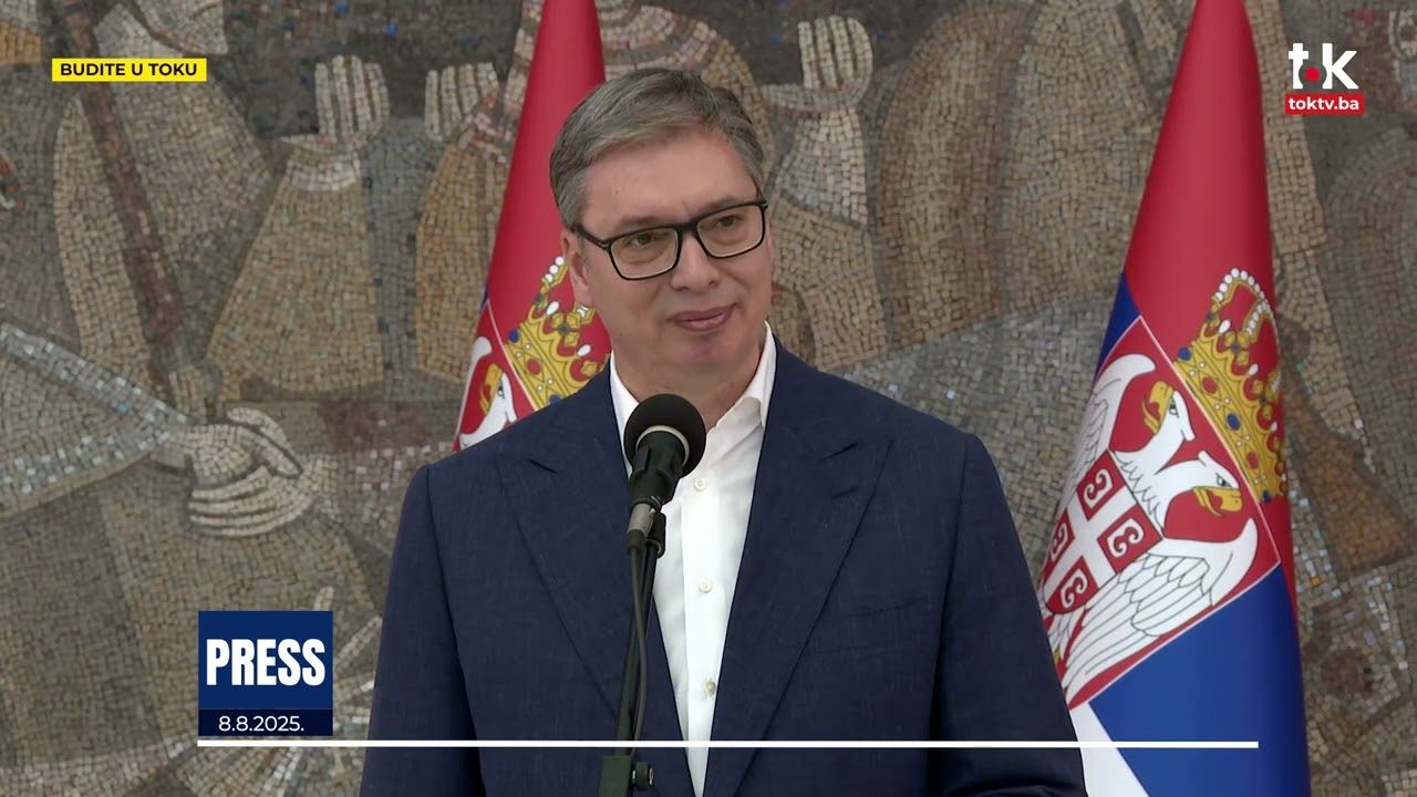 Aleksandar Vučić odgovara na pitanja novinara II TOK TV II 2025