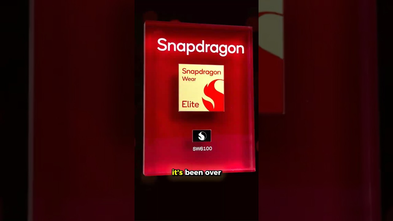 Snapdragon Wear Elite is official! Coming to a #smartwatch near you soon ⌚ #paidtravel_snapdragon