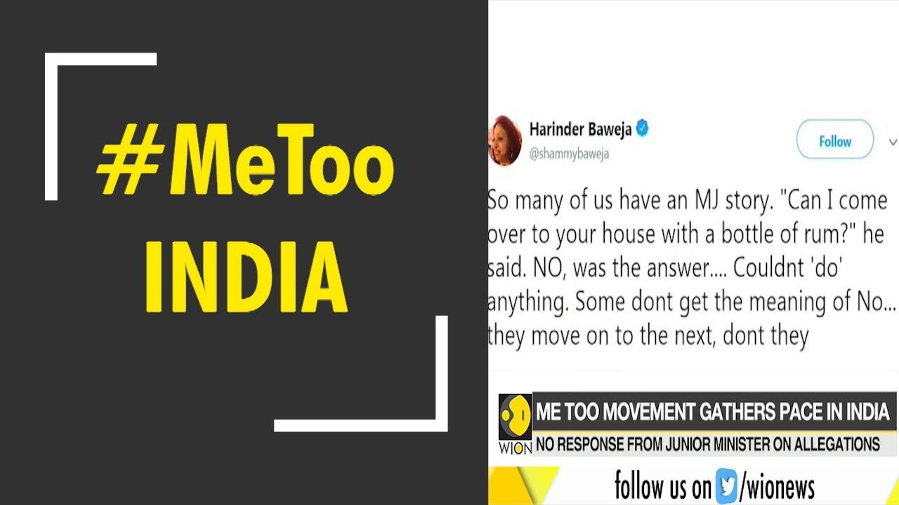 Me Too Movement Gathers pace in India