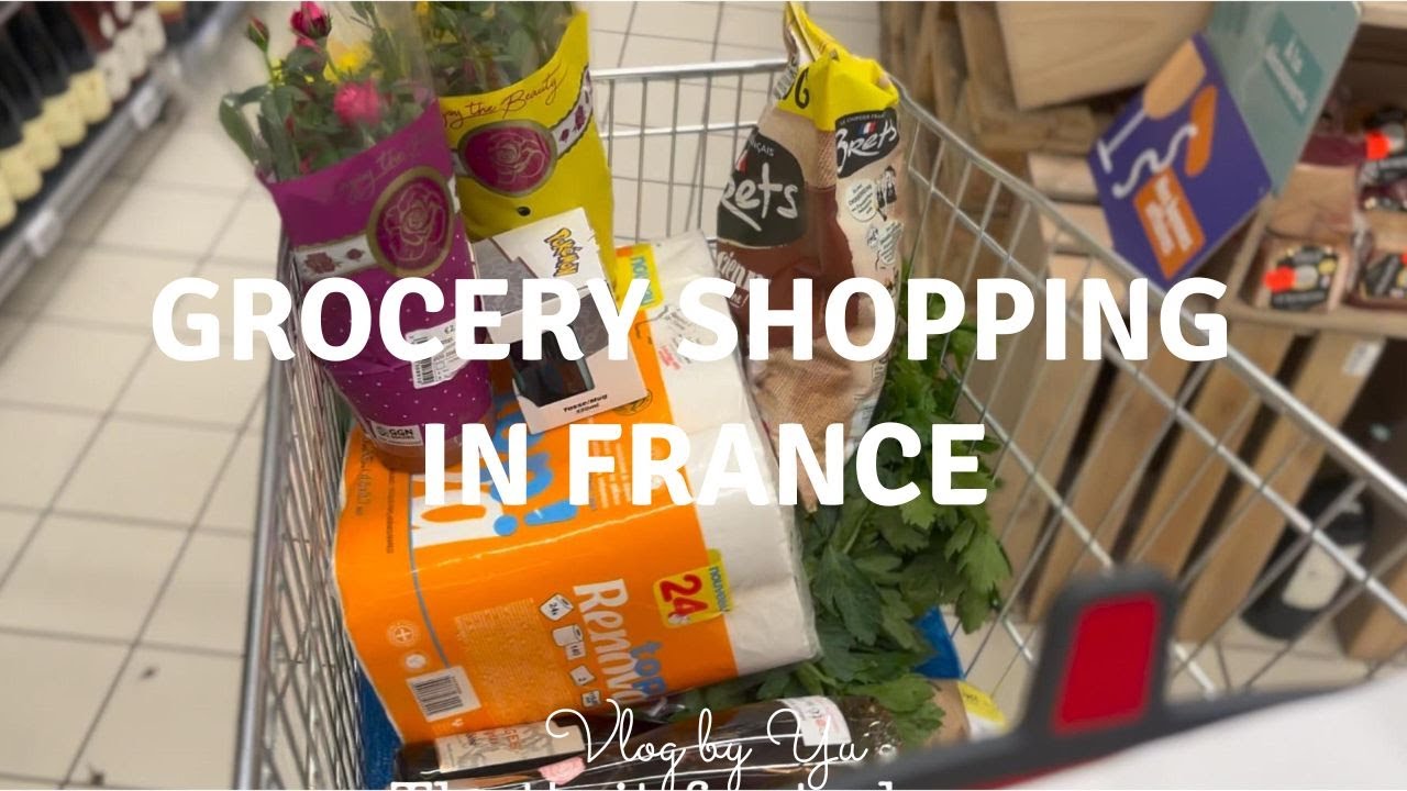 Grocery Shopping 🛒 in France 🇫🇷 in September . French Supermarket September Edition with Price.