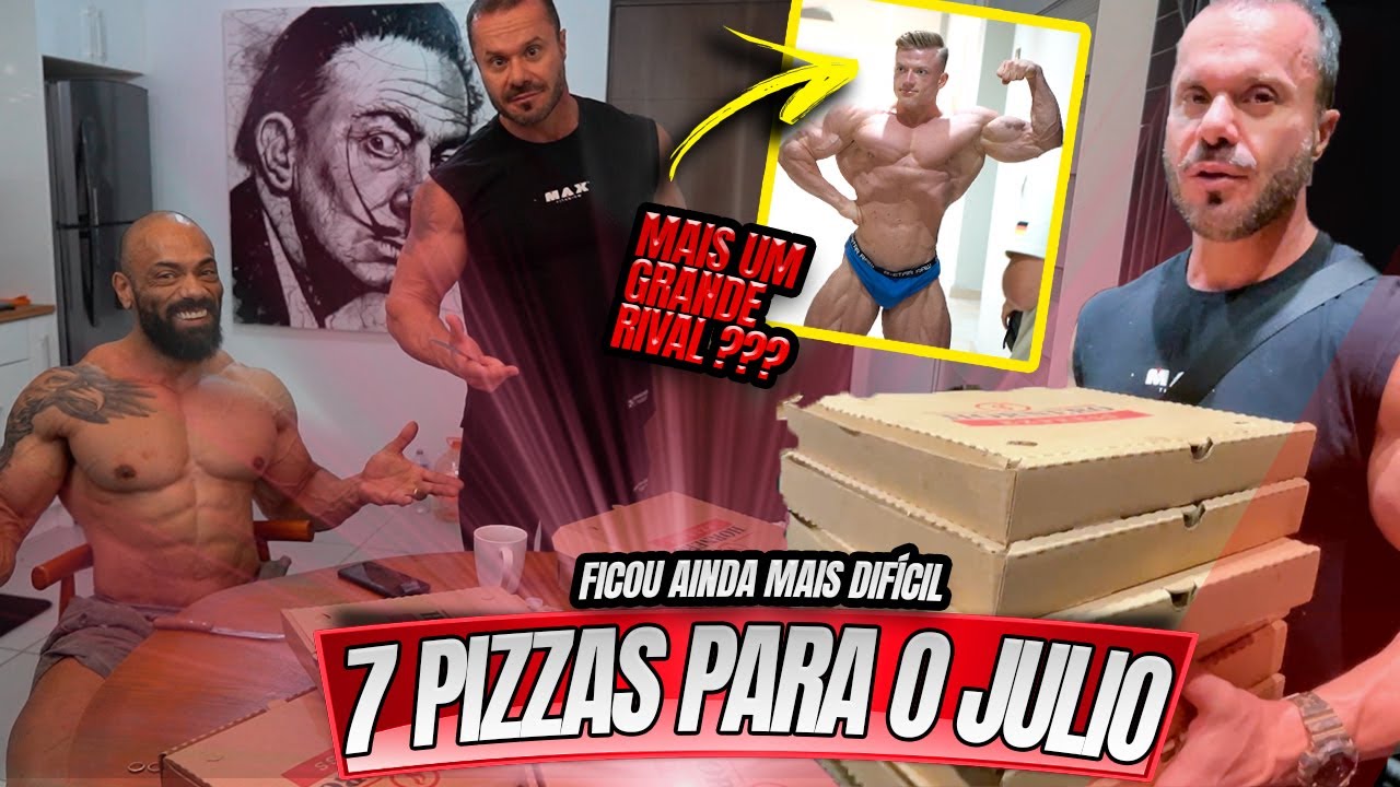 COMPRAMOS 7 PIZZAS PARA O CARB UP DO JULIO BALESTRIN - DESCOBRIMOS MAIS UM GRANDE RIVAL