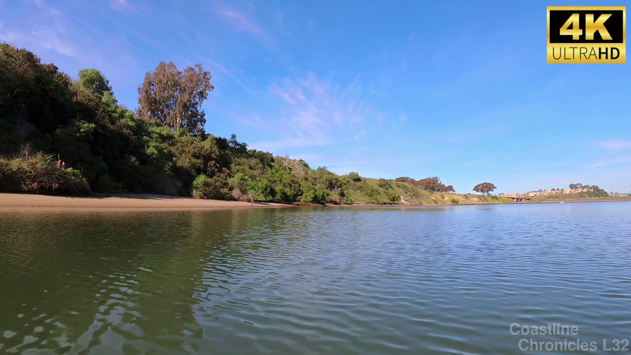 4K Peaceful Lagoon Gliding ASMR | Almost Clear Water | Long-Form No Talking