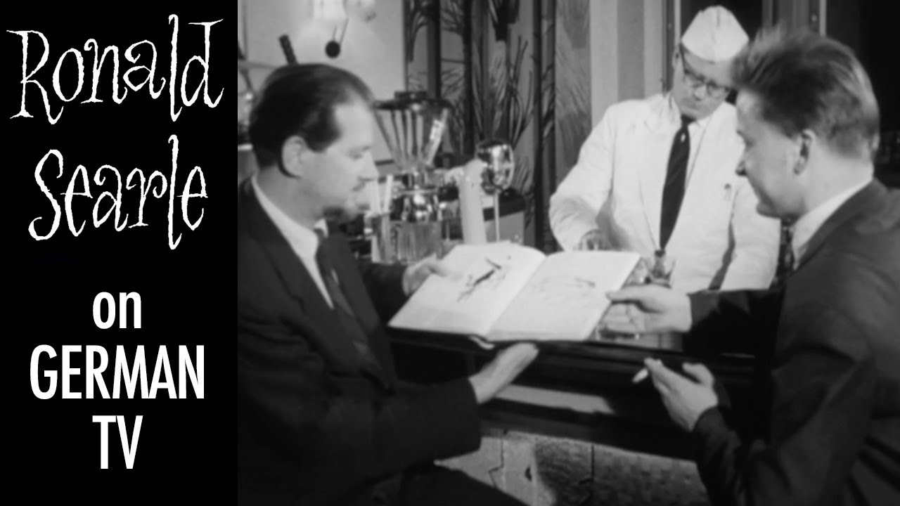 Ronald Searle on GermanTV