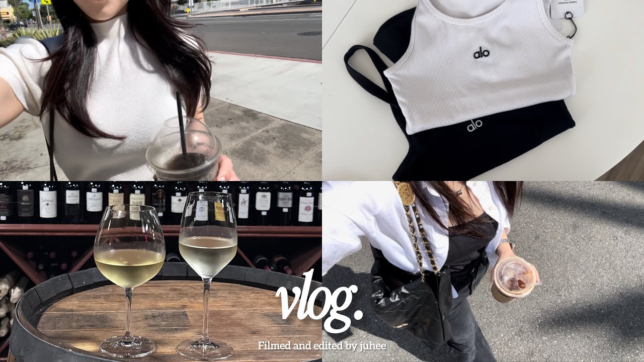 미국 직장인 Vlog | 내 머릿속 전쟁터⚡ | alo | chanel 22 bag 